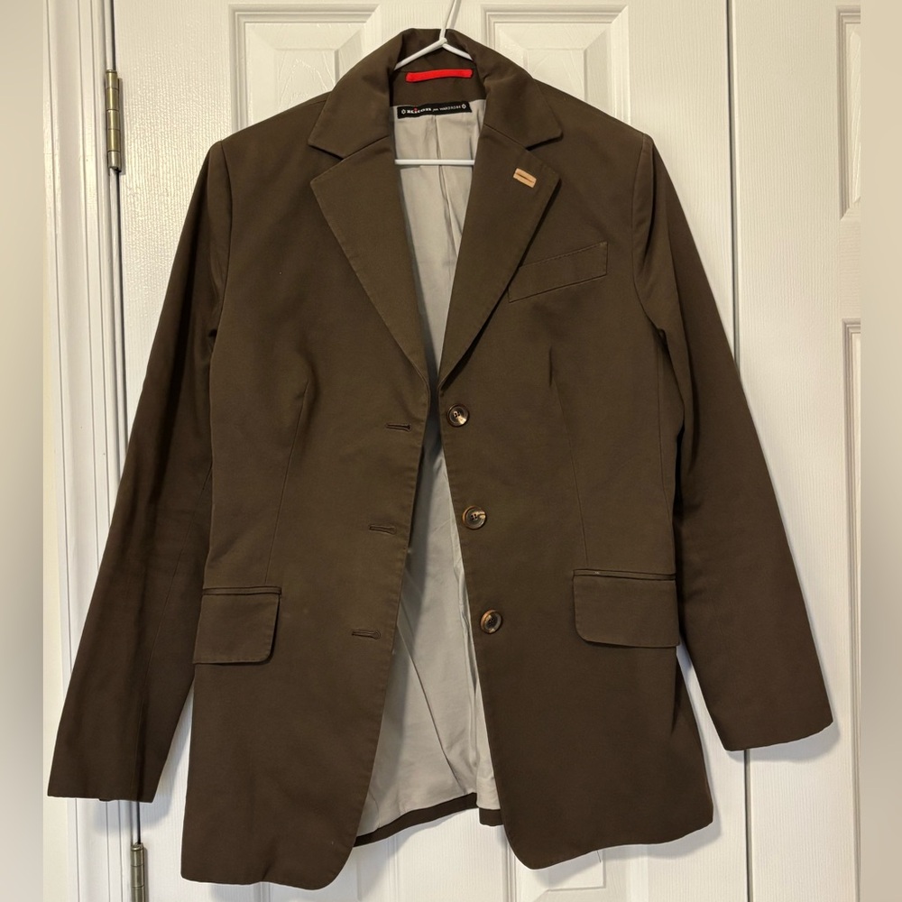 Kiton Dark Brown 100% Cotton Jacket